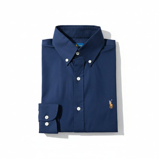 RL Branded Men's Slim Fit Navy Color Shirt