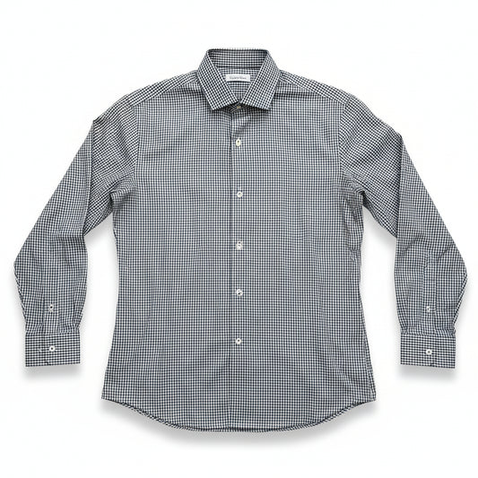 Calvin Klien Branded Men’s Classic Checked Formal Shirt – Black&White