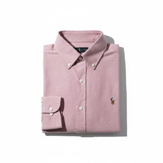 RL Branded Men's Slim Fit Pink Color Shirt