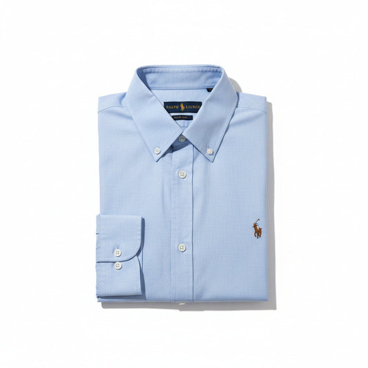 RL Branded Men's Slim Fit Sky Blue Color Shirt