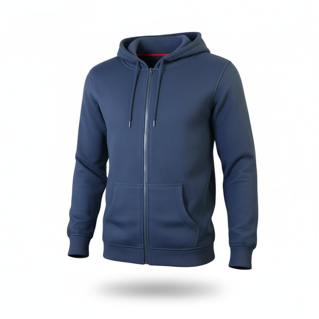 Men’s front zipper hoodie