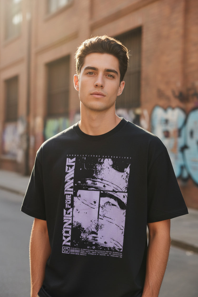 Black Crown Graphic T-Shirt